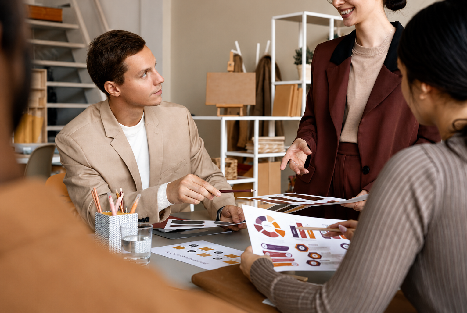 Creative branding workflow for a Kalba business
